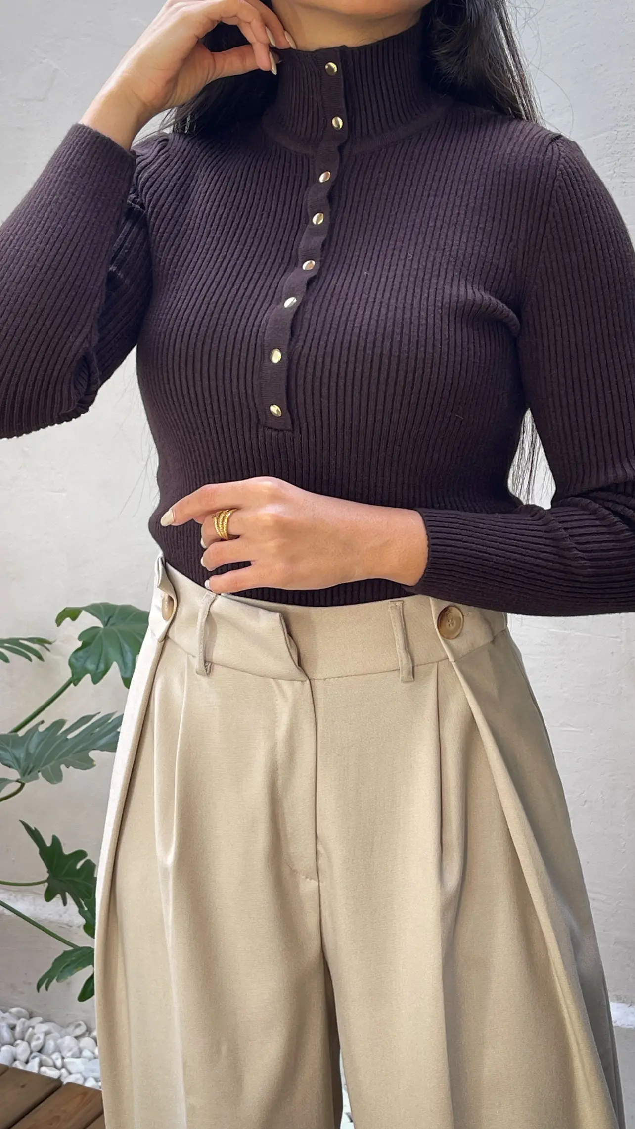 بافت کپ دکمه دار برند اورجینال ترک